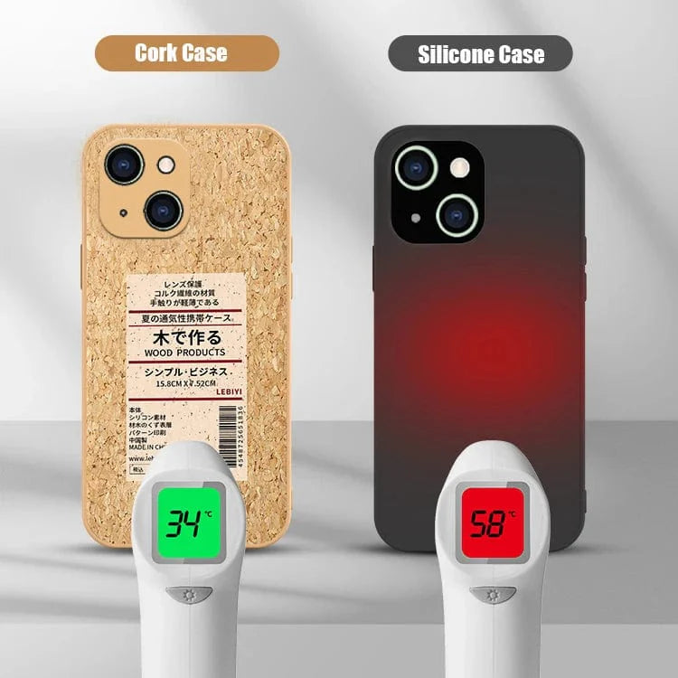Cork Wood iPhone Case