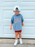 USA Stars Oversized Tee
