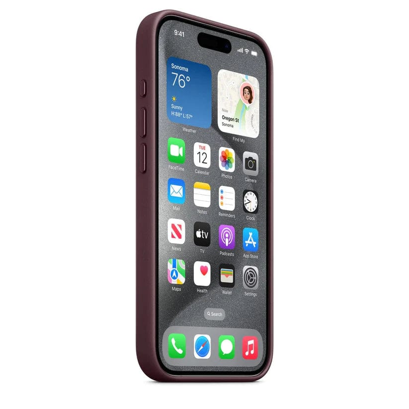 iPhone 15 Leather Case with MagSafe