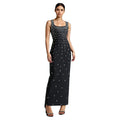 Women Wear Drilling U Collar Sleeveless Sheath Tight Dress