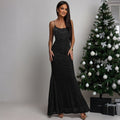 Sexy Strap Rhinestone Dress Party Dress for Women