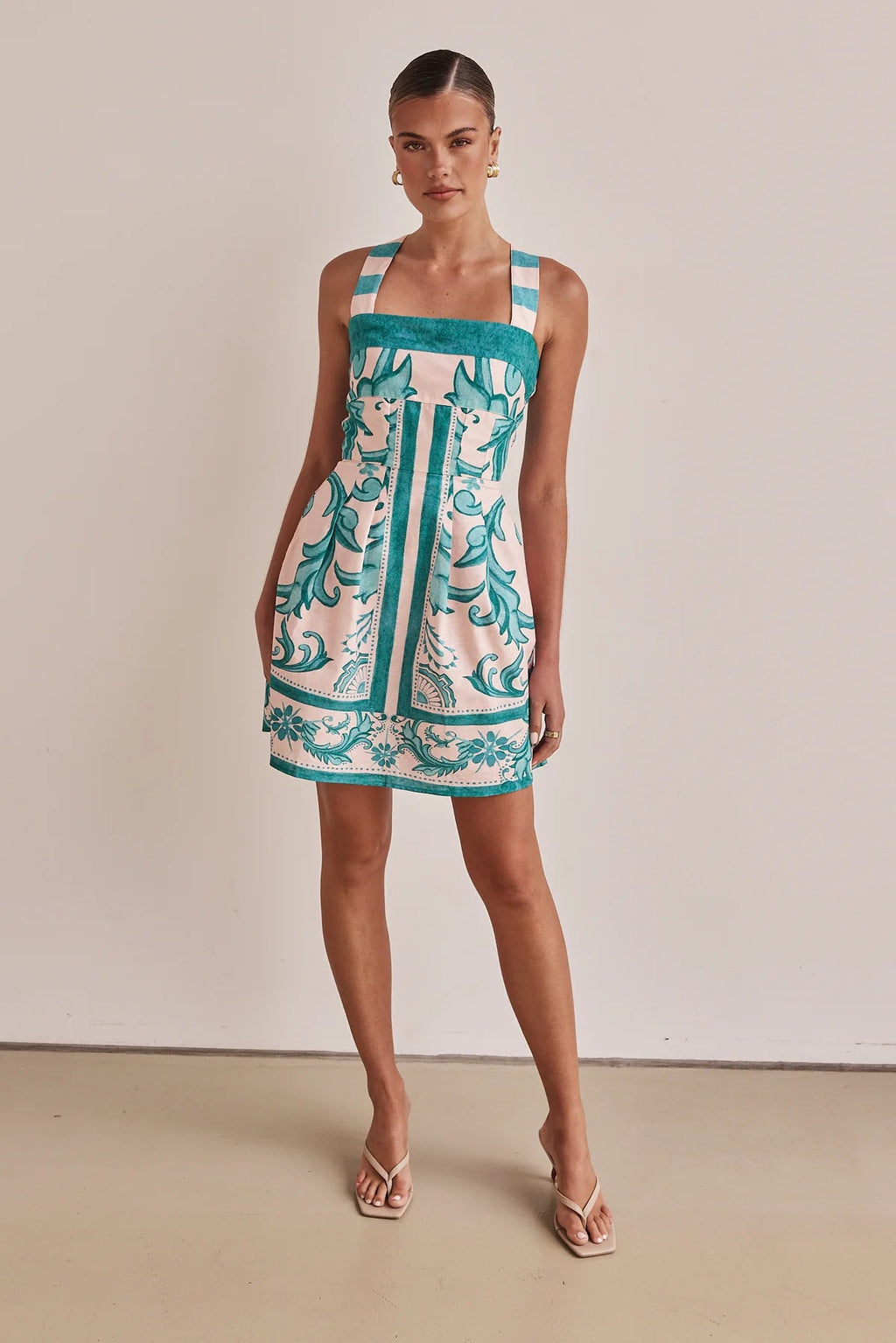 Summer Women Cami Dress Printed Suspender
