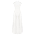 Arrival Women Clothing White Light Semi Transparent Chiffon Large Swing Dress Fairy Long