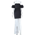 Tube Top off the Shoulder Gown Mini Party Dress Autumn Type Hip