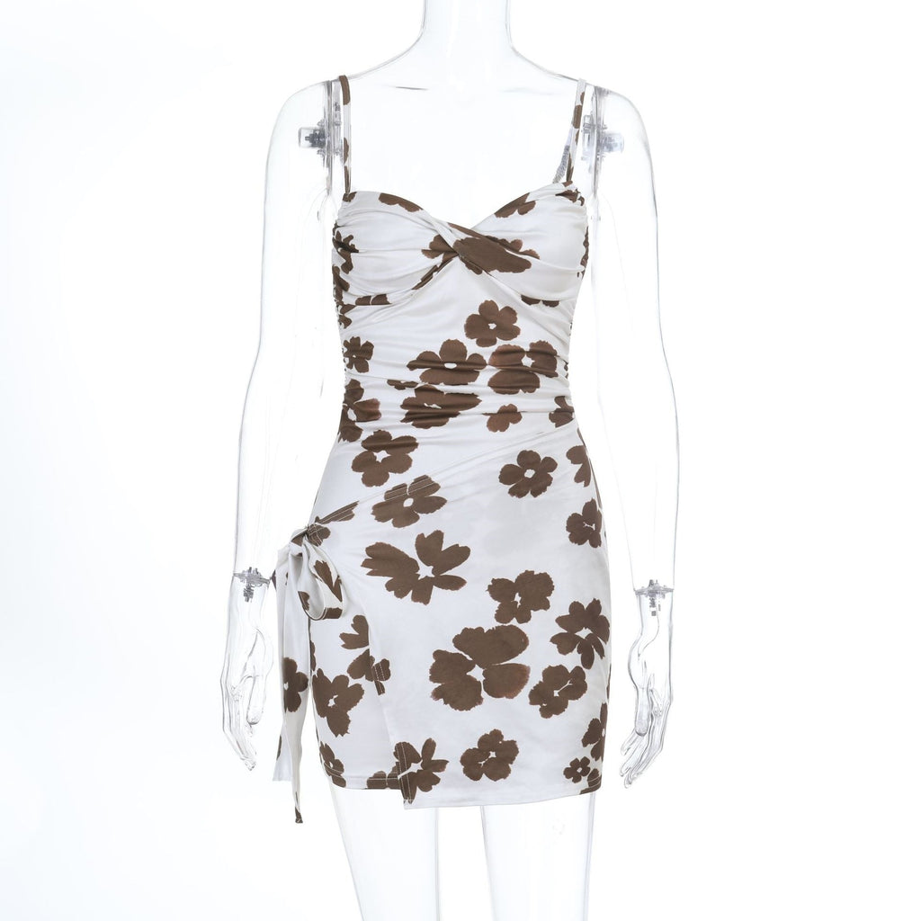Printed Slip Dress Summer Sexy Sexy Dress