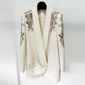 Graceful Fashionable Heavy Industry Beads Diamond Collar Dress
