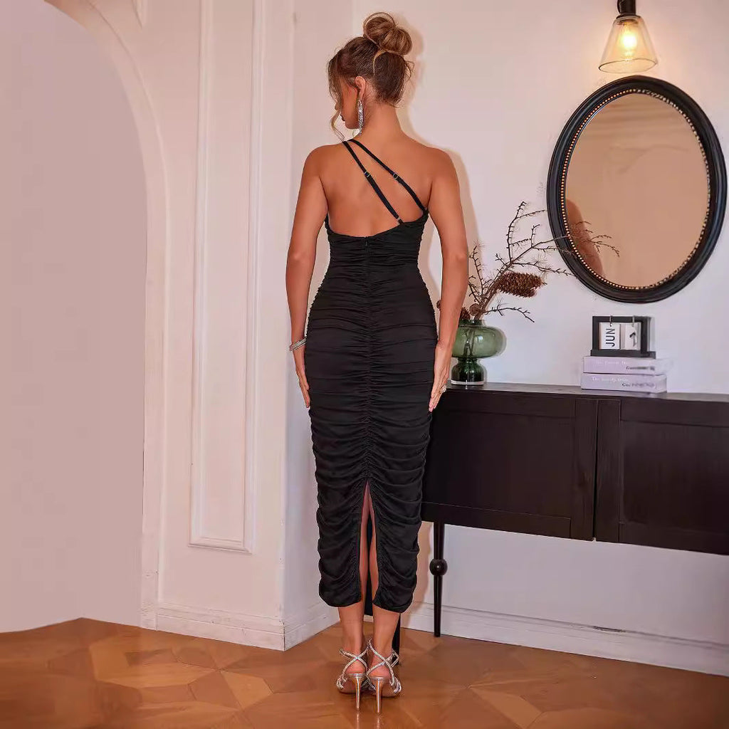Elastic Waistband Dress Women Summer