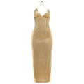 Autumn Winter Women Clothing Trend Sexy Halter V neck Slim Butterfly Dress for Women