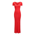 Spring Summer V neck Sexy Slim Fit Slimming Modal Dress Beach Mop Dress