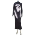 Popular Women Clothing Slim Fitting Cool 3D Printed Long Sleeve Dress