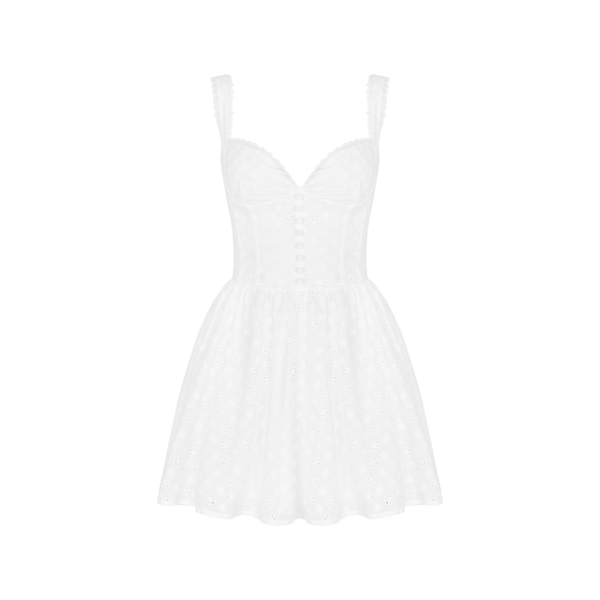 Dress Sexy V neck Lace Strap Dress Sexy White with Printed Pattern Sexy Women Clothing