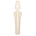 Twisted Hollow Out Cutout out Embellished Maxi Dress Winter Women Clothing Turtleneck Sleeveless Cropped Outfit Niche Dress Visual