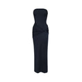 Summer Women Online Red Holiday Sexy Tube Top Niche High Sense Dress