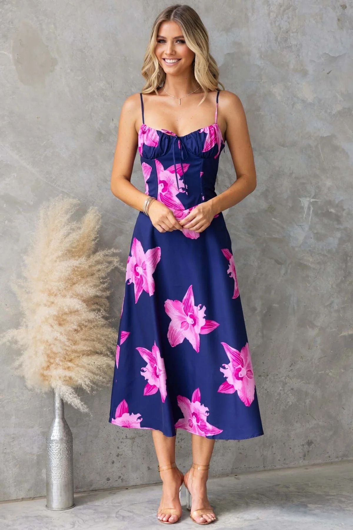 Summer Printed Slim Fit Sexy Suspenders Dress