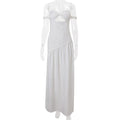 Women Clothing Summer off Shoulder Sexy Vacation Slim Fit Dress Women