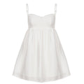 French Lazy Pure Age Reducing Lace Chest Shaped Backless Sling Summer Solid Color Vacation A Swing Dress