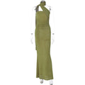 Arrival Women Sexy Tube Top Sleeveless Tall Street Slim Fit Long Ribbon Dress Women