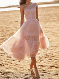 Autumn Winter Women Princess Dress Sleeveless Dress Banquet Dress Host