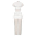 Summer Casual Trend Slim Fit Solid Color Street Dress