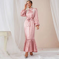Oblique Shoulder Sexy off Shoulder Slim High Waist Maxi Dress for Women