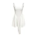 Summer Women Sexy Backless Lace up Bow Evening Dress Women