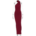 Elegant Women Clothing Ribbon Dress Fashionable Sexy Backless Slim Dress