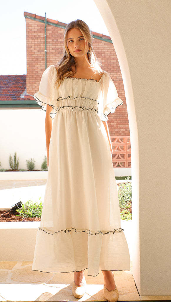 Single Summer Long Fairy Wrinkle Women Clothing Dress