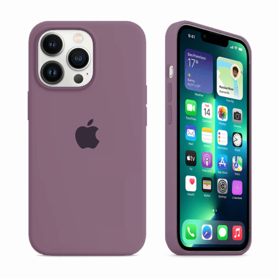 iPhone Silicone Case (Blackcurrant)