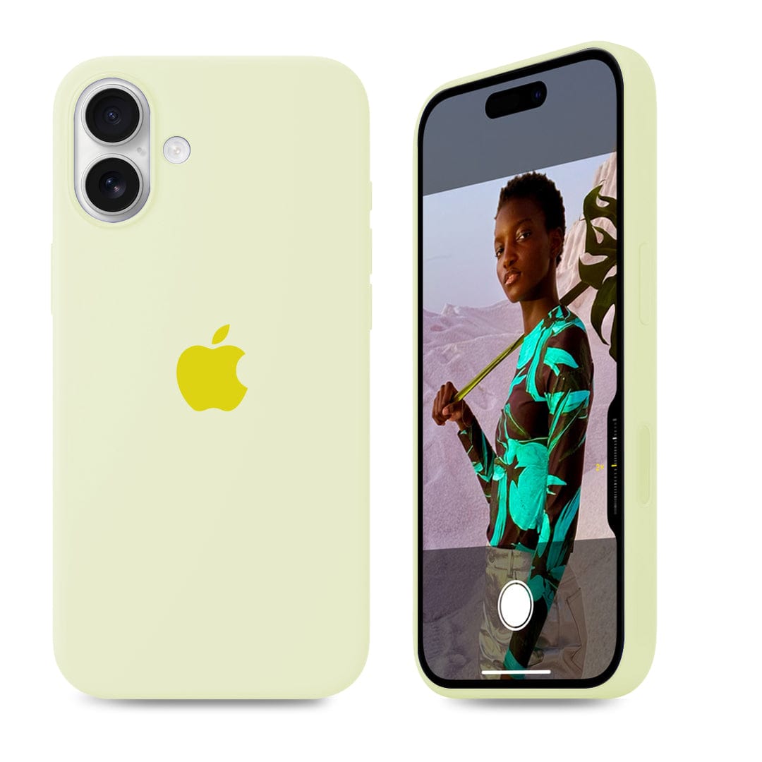 iPhone Silicone Case (Creamy Yellow)
