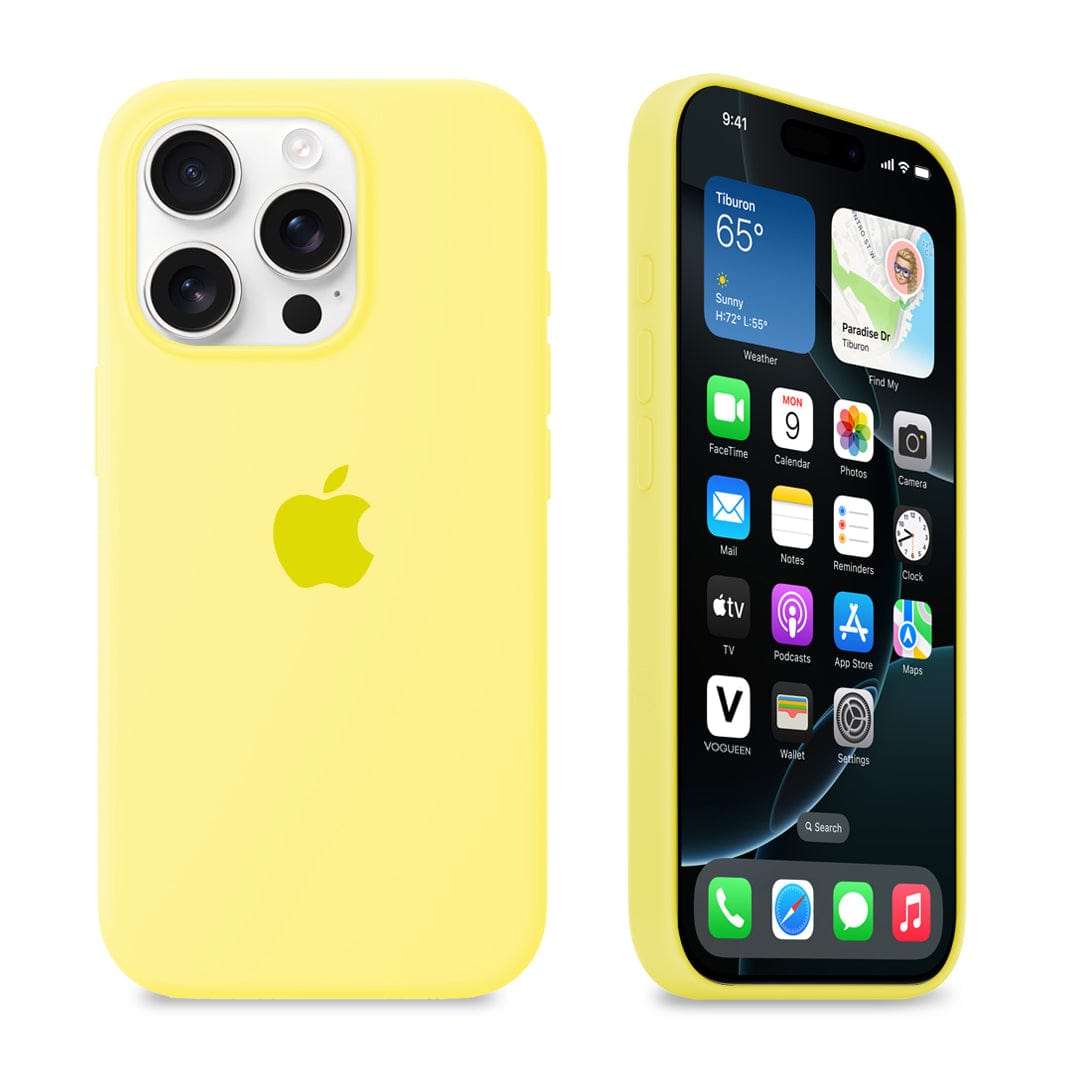 iPhone Silicone Case (Flash Yellow)