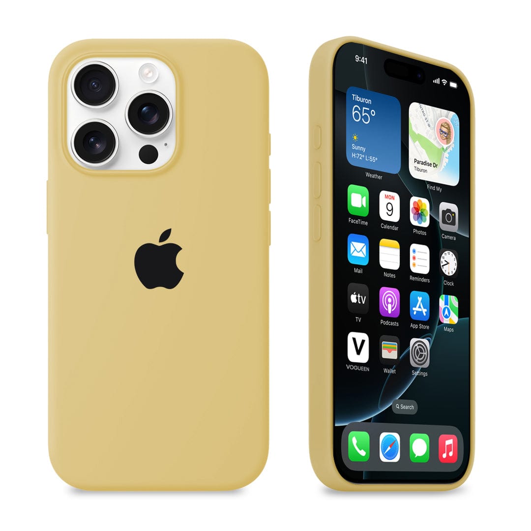 iPhone Silicone Case (Golden)
