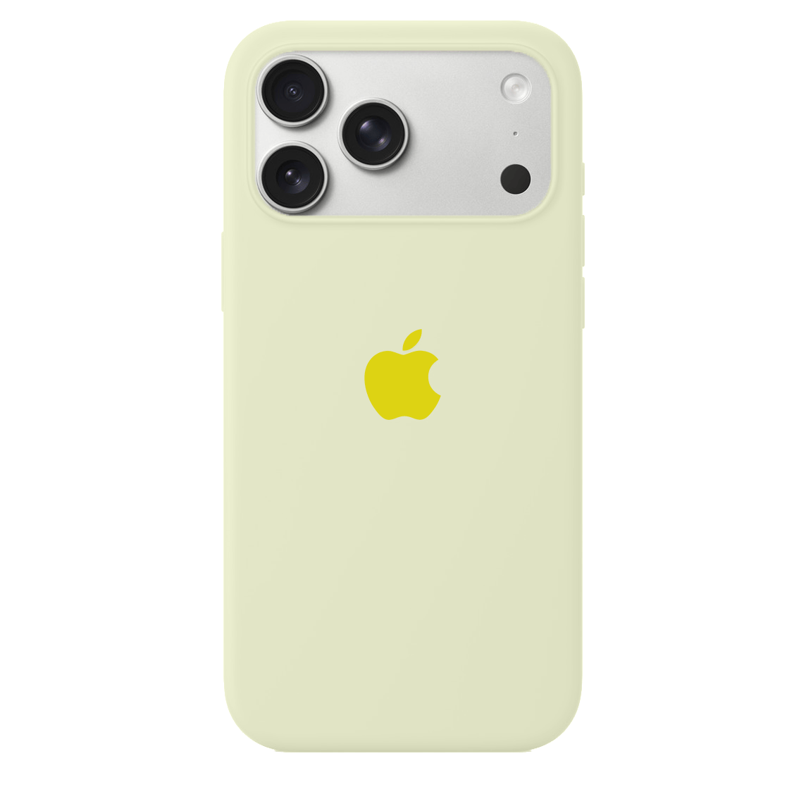 iPhone Silicone Case (Creamy Yellow)