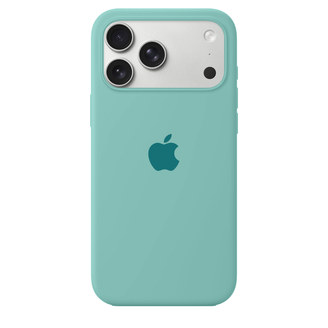 iPhone Silicone Case (Ice Sea Blue)