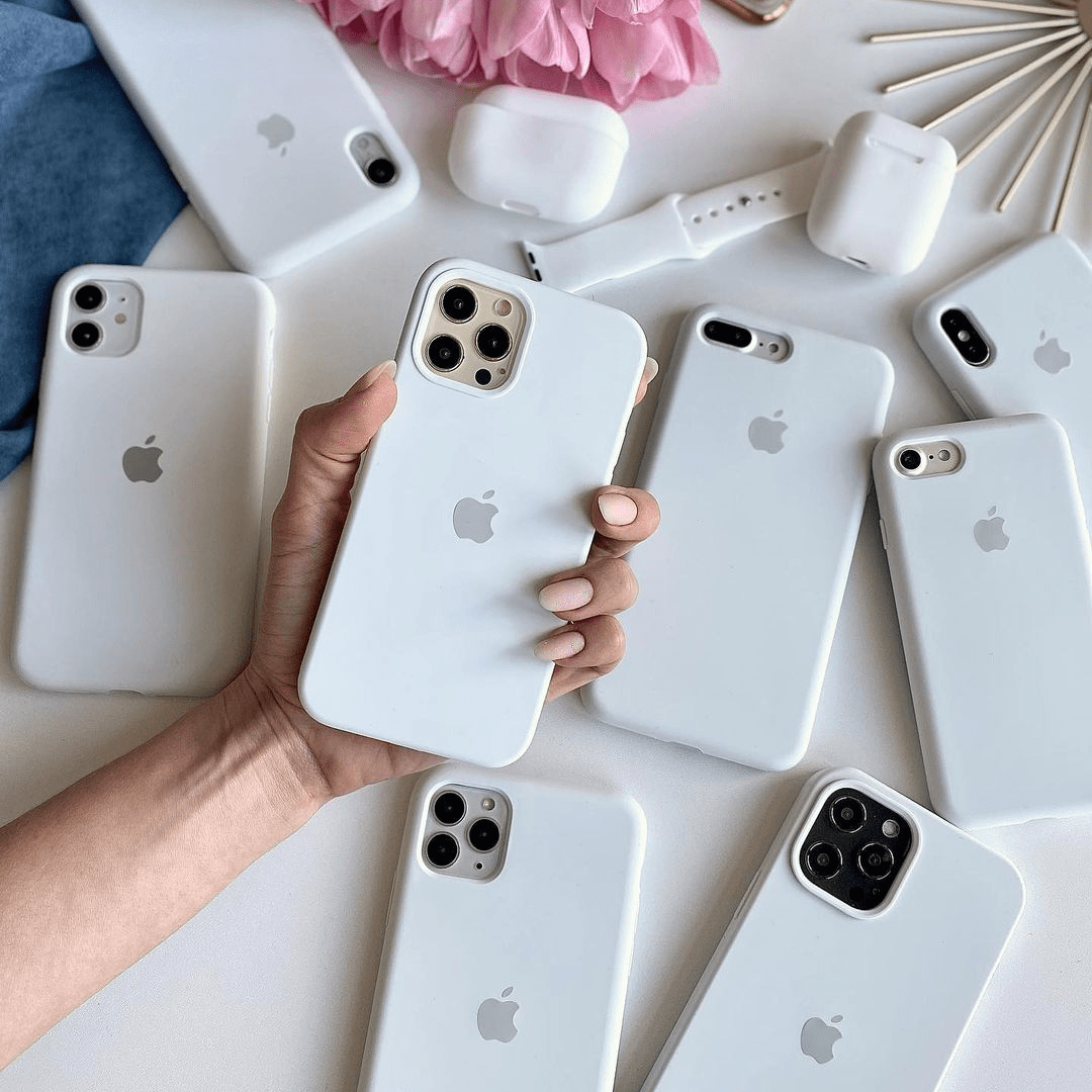 iPhone Silicone Case (White)