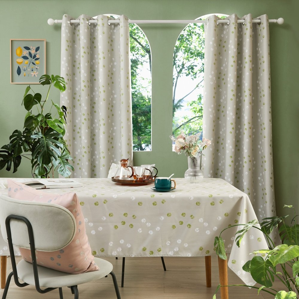 Modern Cubic Play Thermal Blackout Curtains