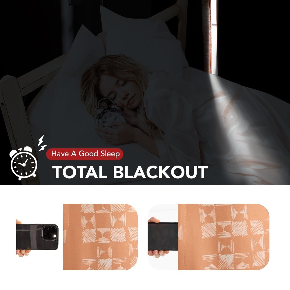 Modern Patchwork Blackout Curtains