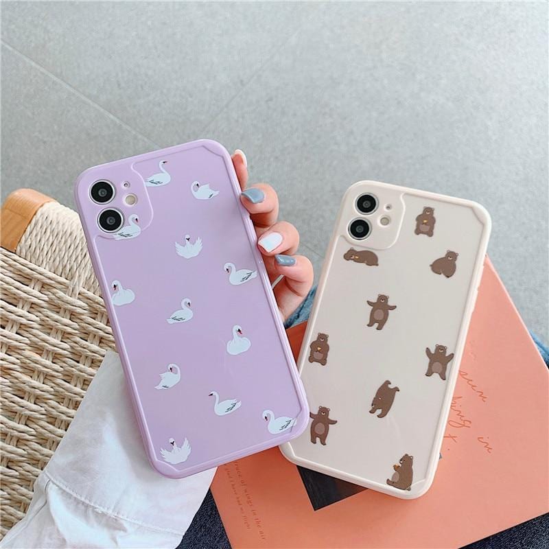 Cute Cartoon Animals iPhone Case