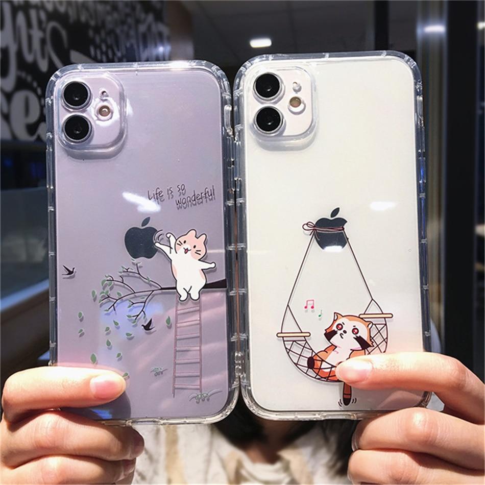 Cute Cat Painting iPhone Case