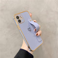 Wrist Strap Electroplated Bumper iPhone Case