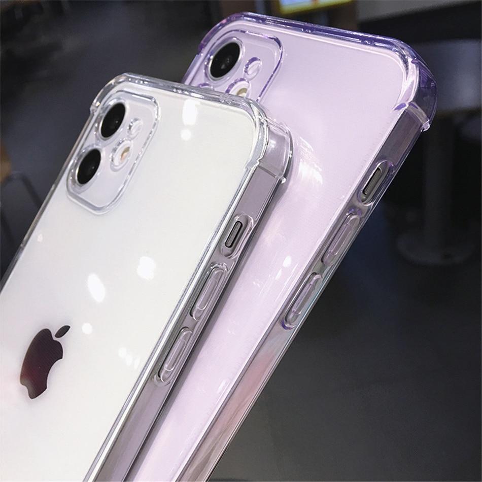 Transparent Camera Protection iPhone Case