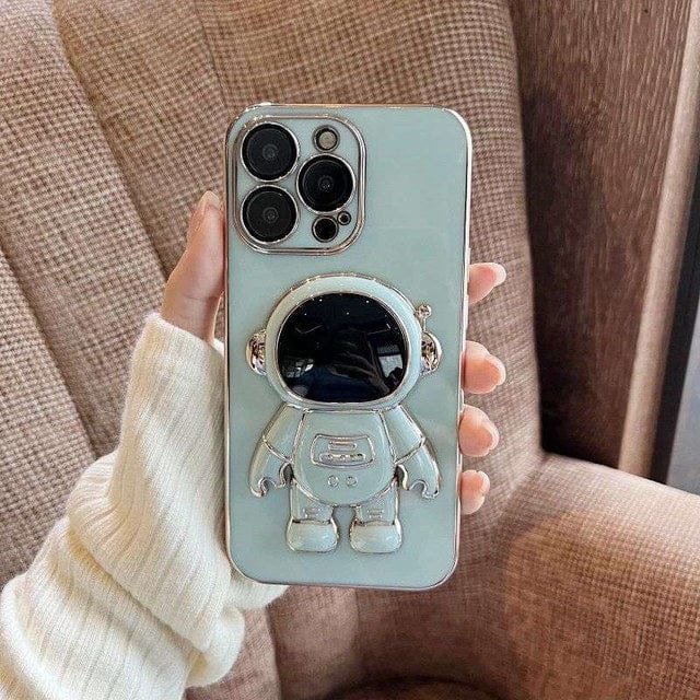Electroplated Astronaut Folding iPhone Case