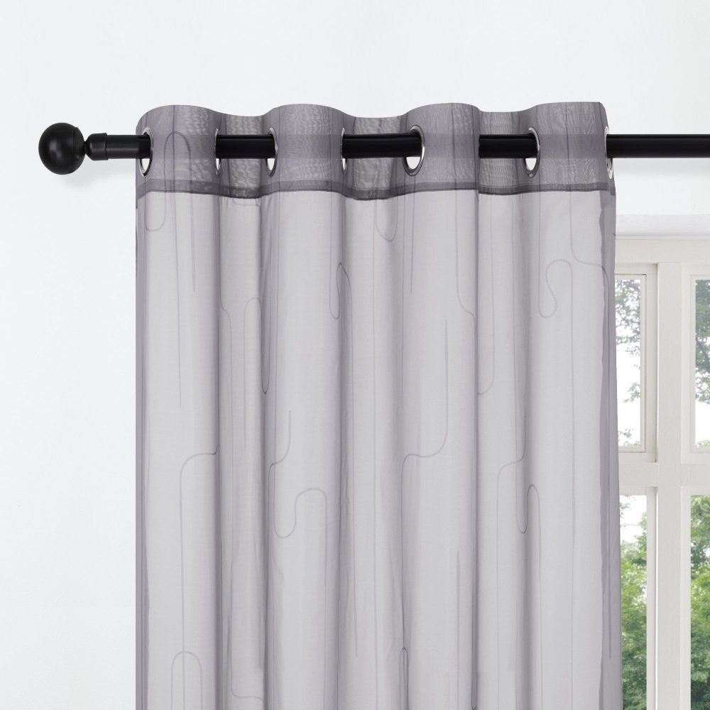 Pure Morning Haze Sheer Curtains