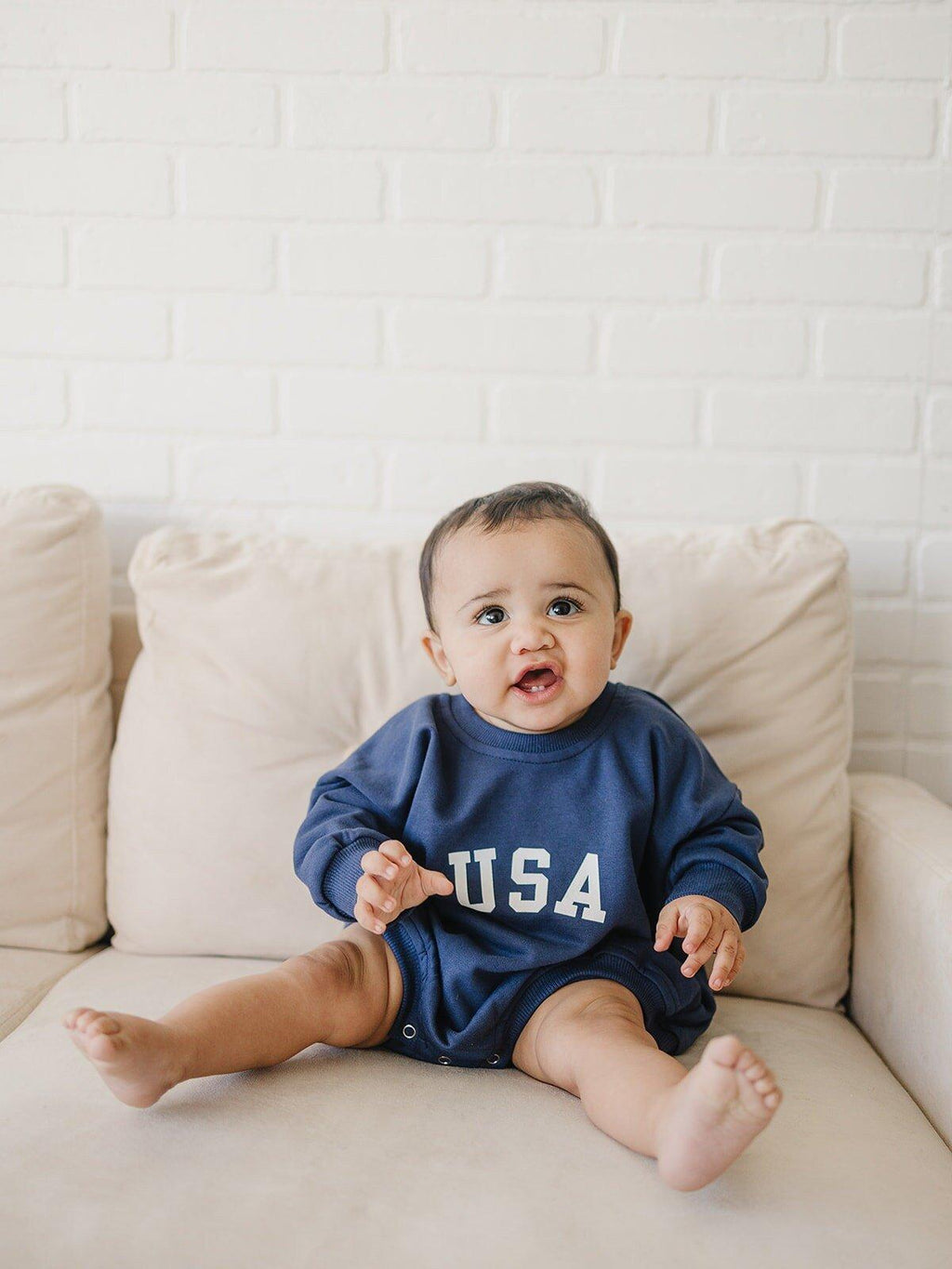 USA Sweatshirt Romper - more colors